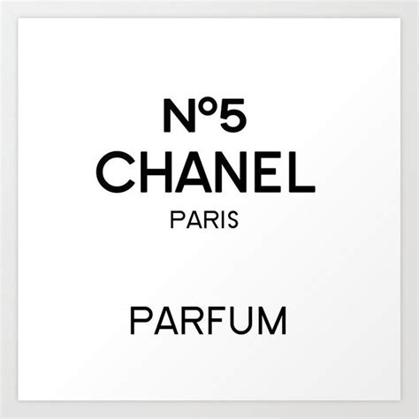 Chanel no 5 print 